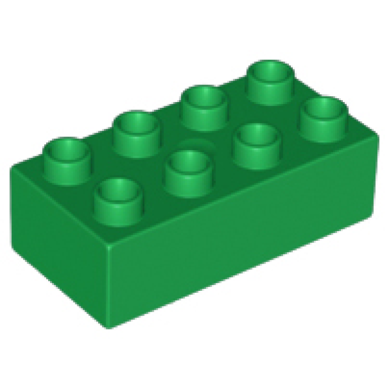 Duplo, Steen 2x4 Green